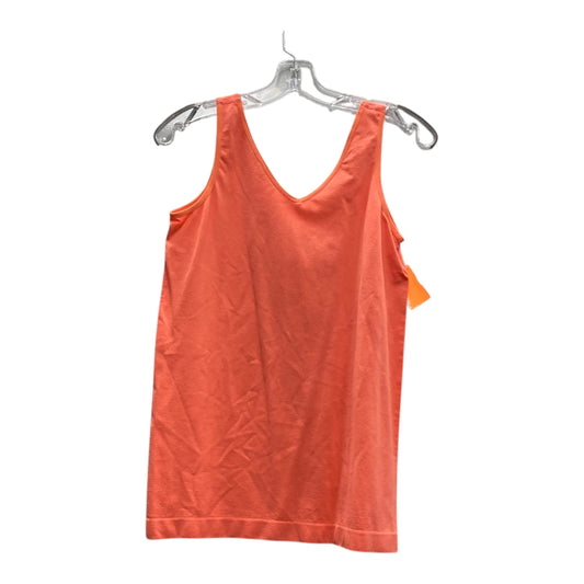Top Sleeveless By Simply Styled In Orange, Size:Xl