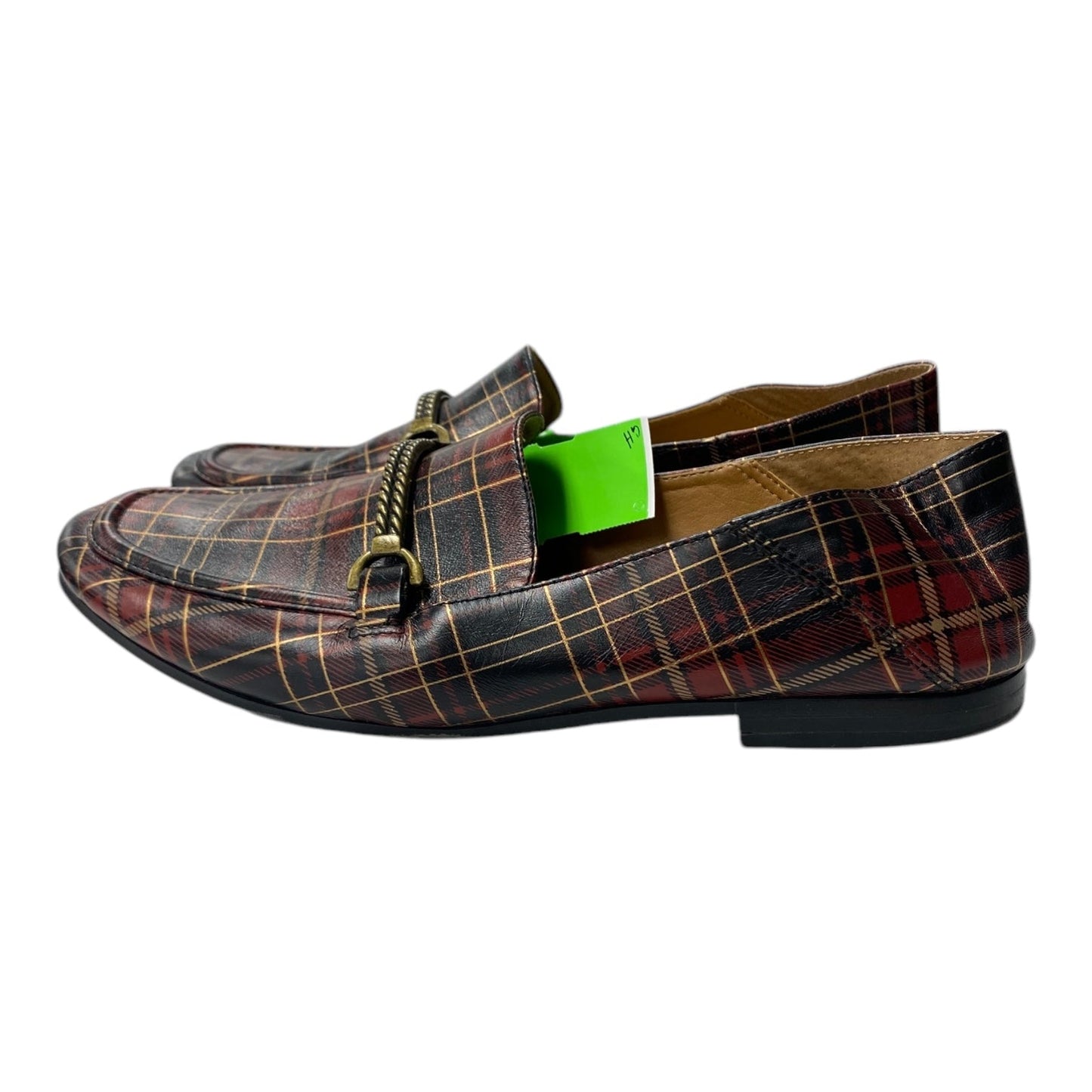 Shoes Designer By Patricia Nash In Plaid Pattern, Size:10