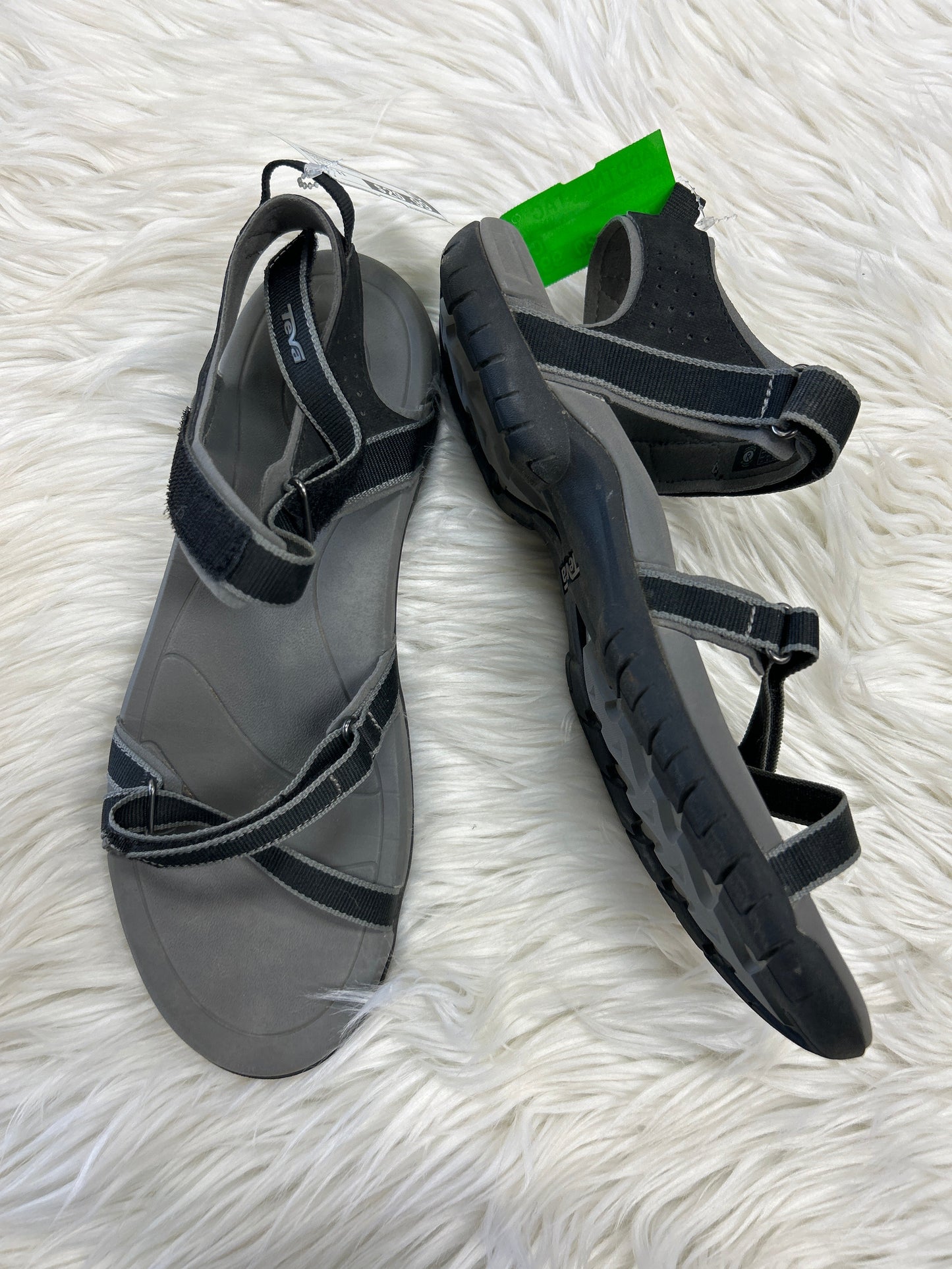 Sandals Flats By Teva In Grey, Size:11