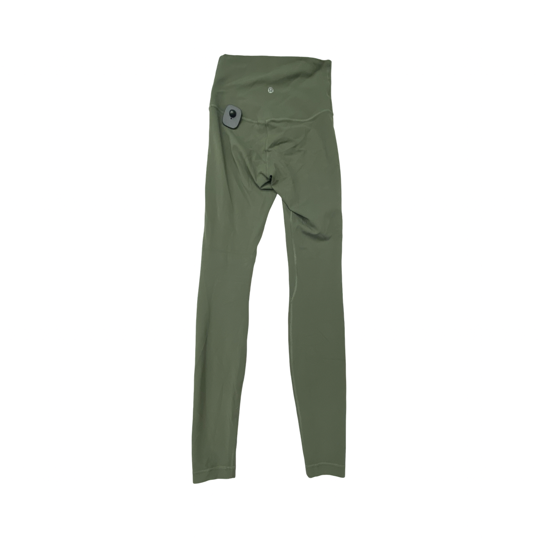 Athletic Leggings By Lululemon In Green, Size:4