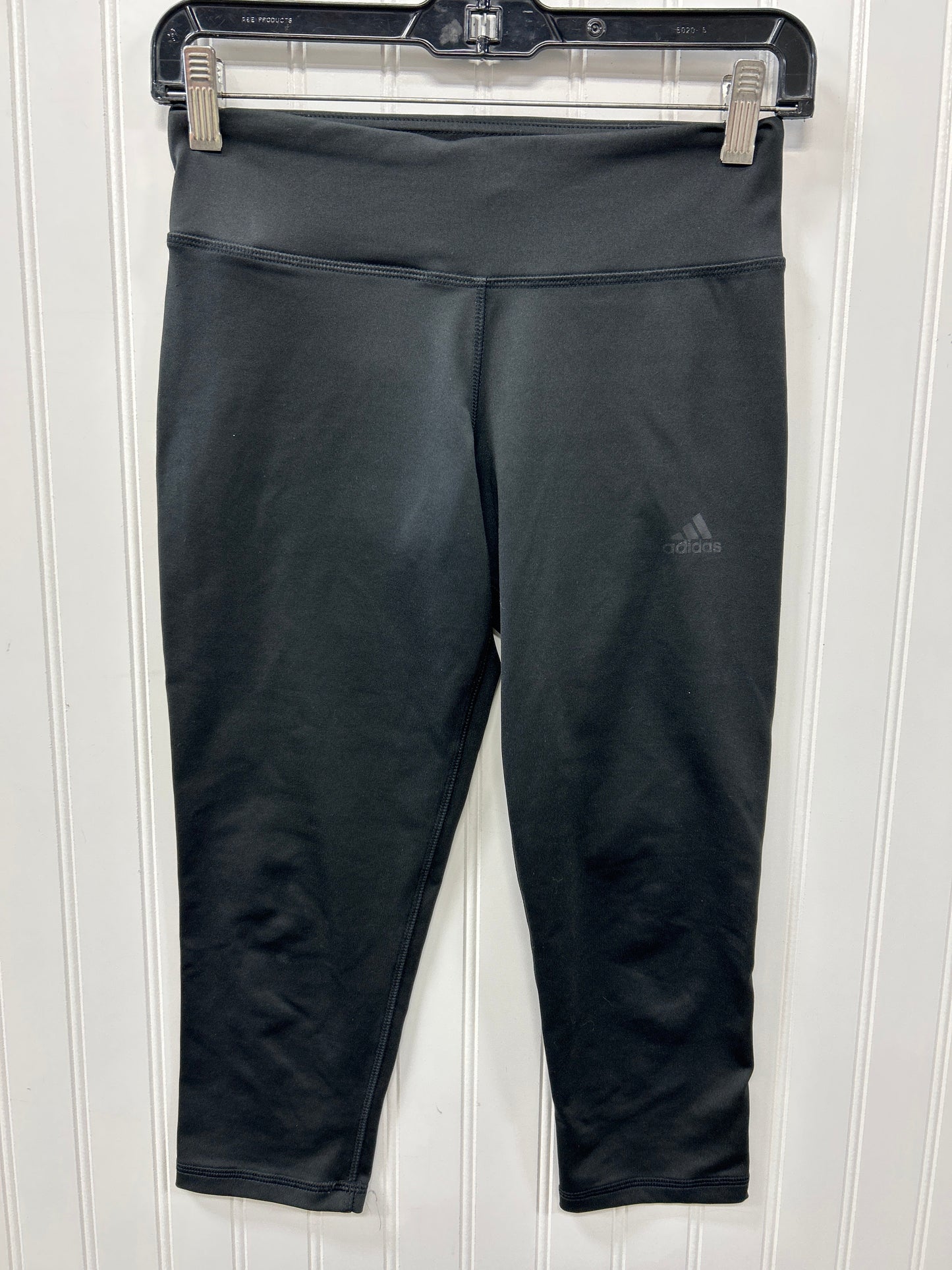 Athletic Leggings Capris By Adidas In Black, Size:Xs