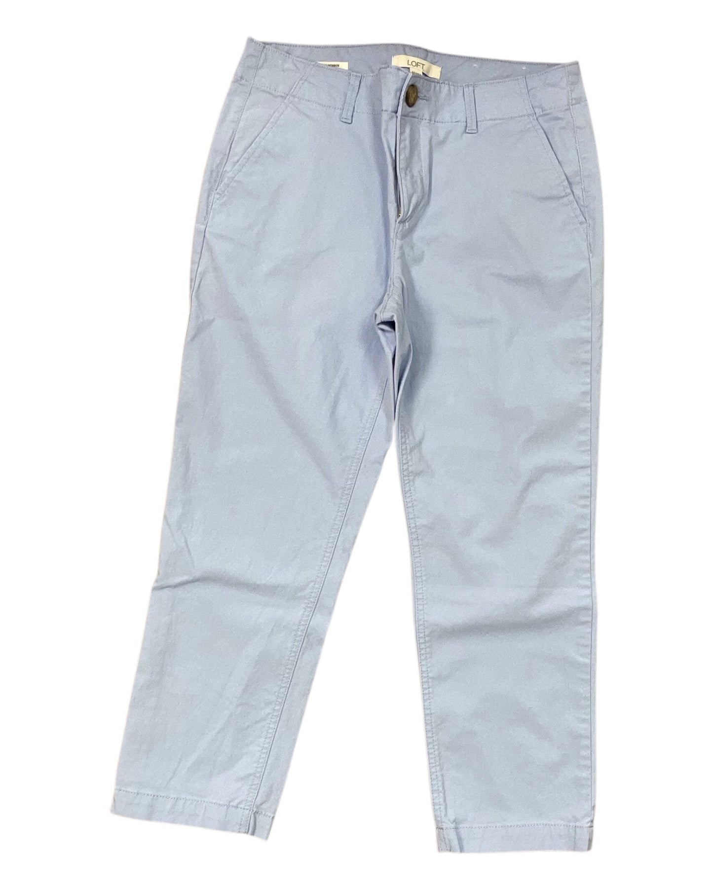 Pants Cropped By Loft In Blue, Size:6P