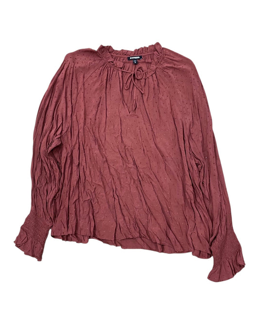 Top Ls By Express In Brown, Size:Xl