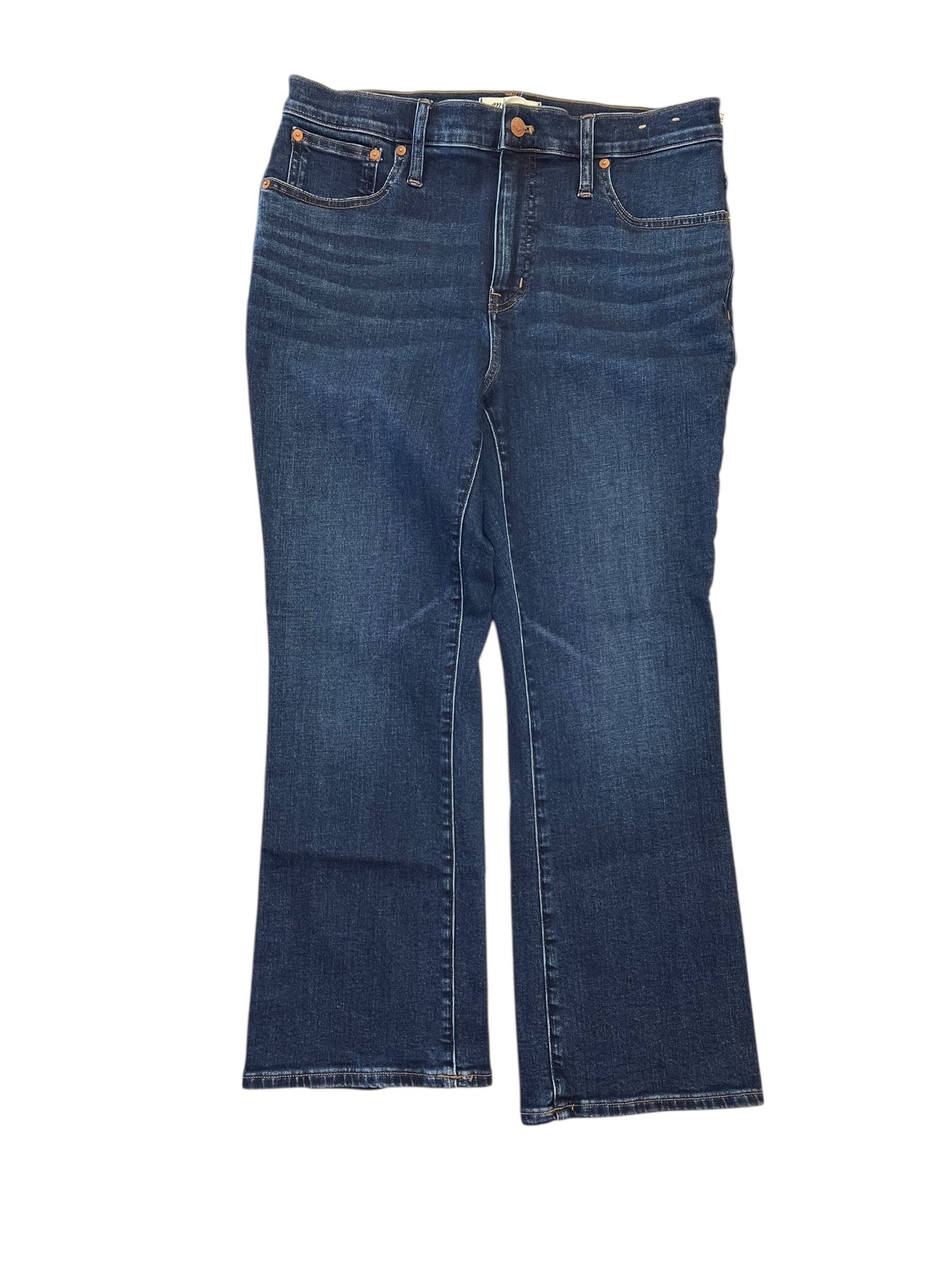 Jeans Flared By Madewell In Blue Denim, Size:10