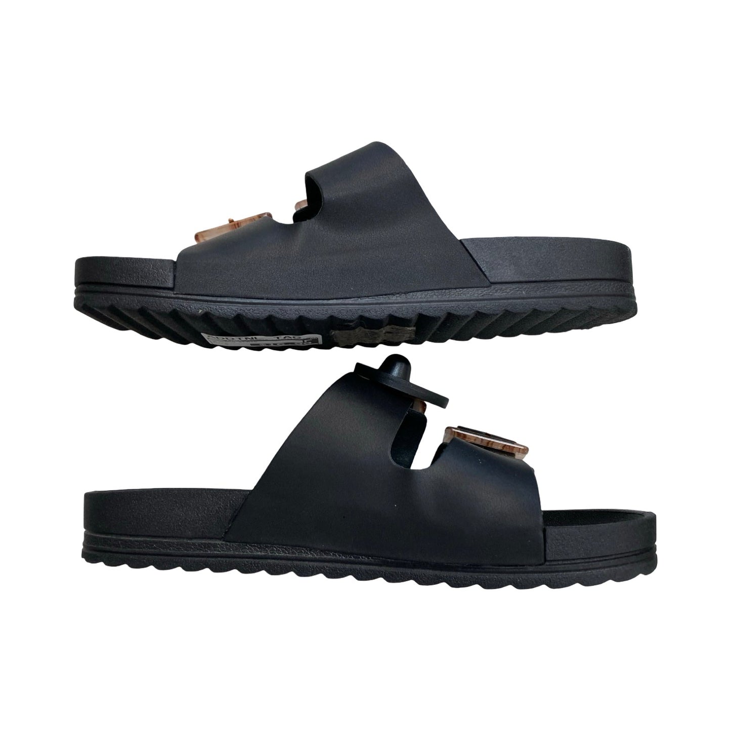 Sandals Flats By Muk Luks In Black, Size:8