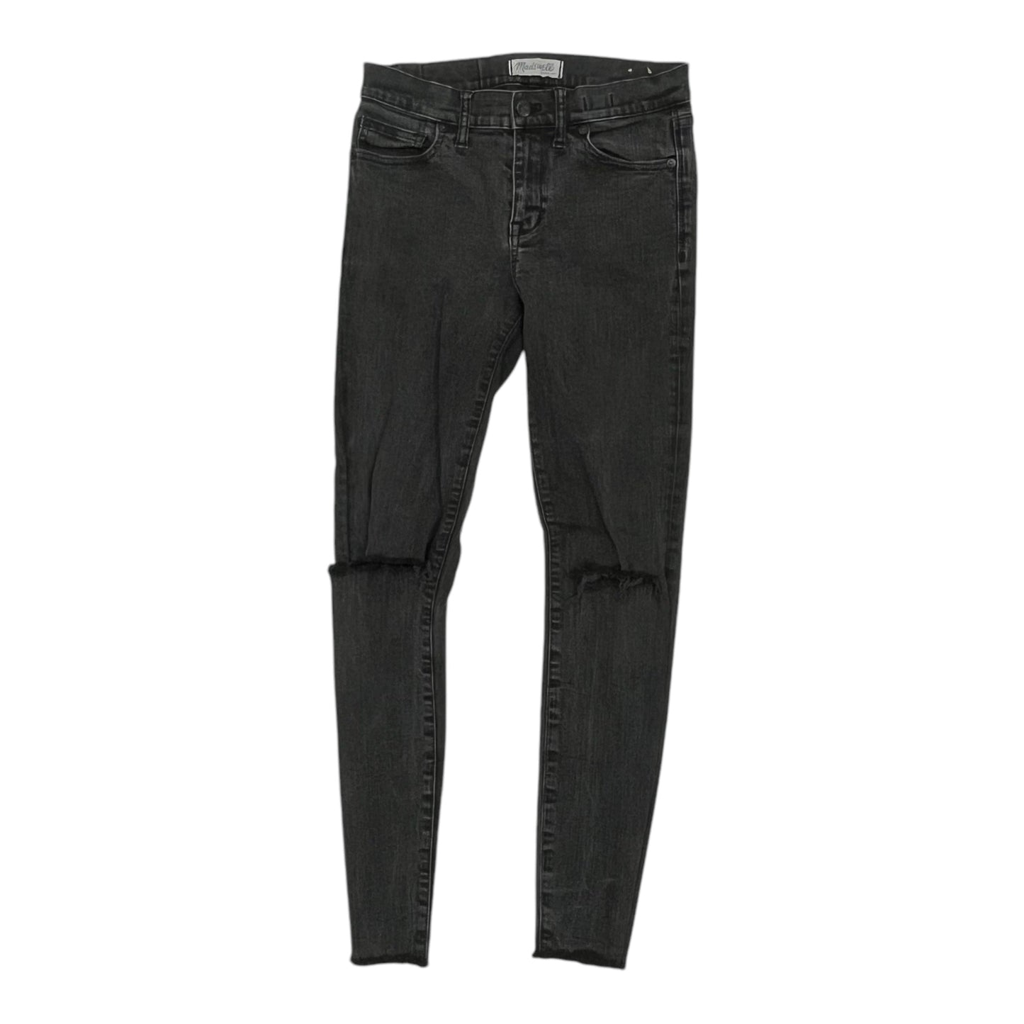 Jeans Skinny By Madewell In Black Denim, Size:6