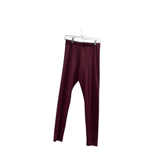 Athletic Leggings By Adidas In Red, Size:M