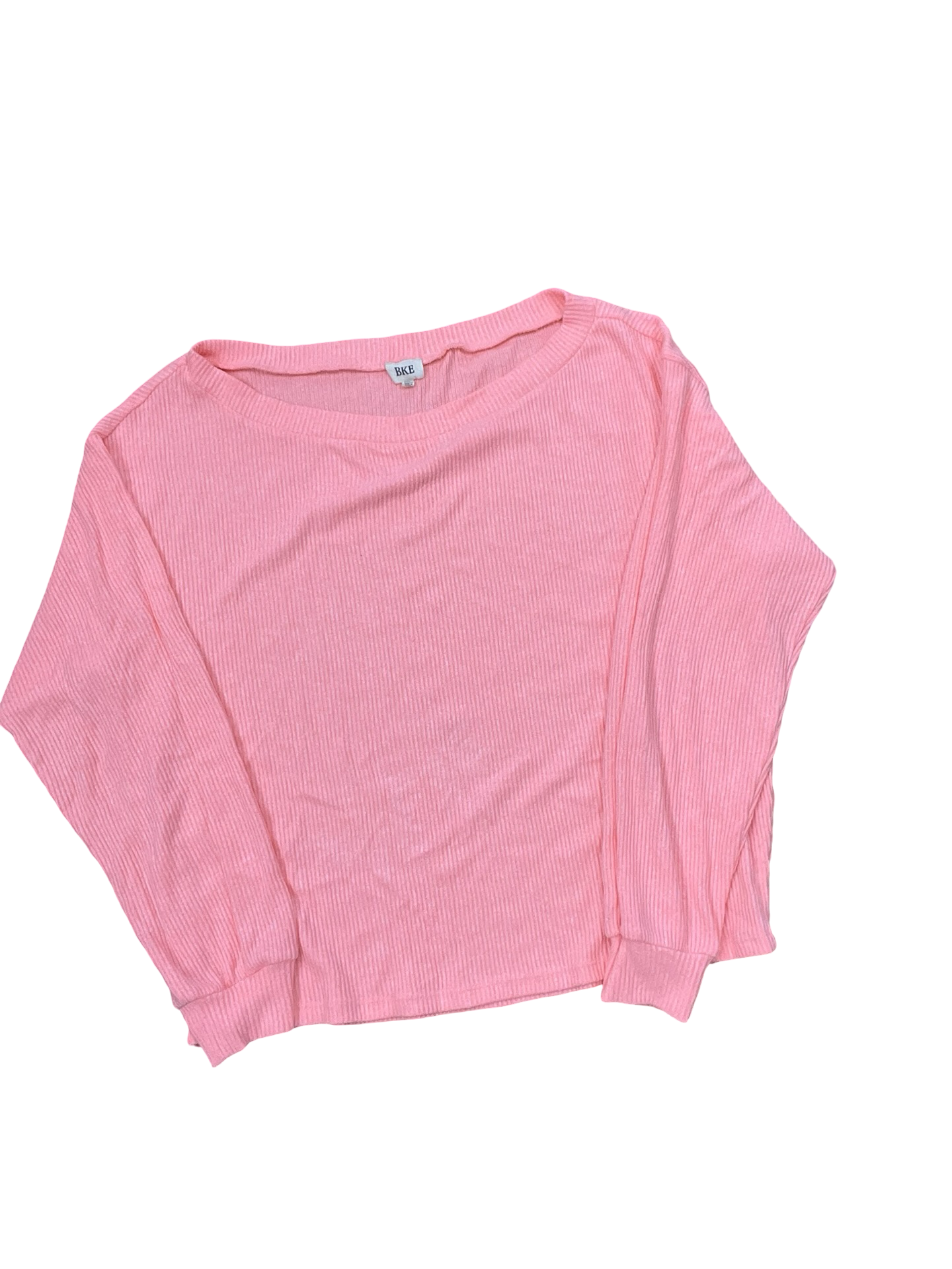 Top Ls Basic By Bke In Peach, Size:L