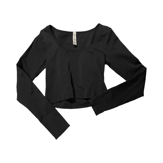 Athletic Top Ls Collar By Athleta In Black, Size:S