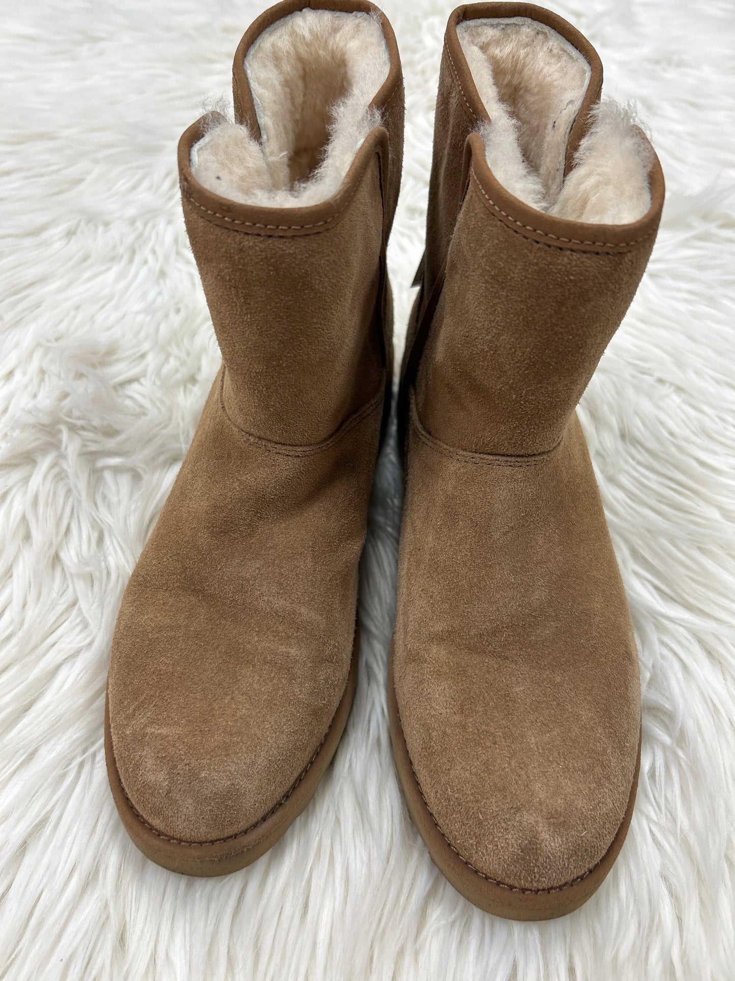 Boots Designer By Ugg In Brown, Size:8