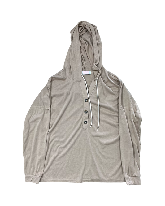 Top Ls By Clothes Mentor In Tan, Size:Xl