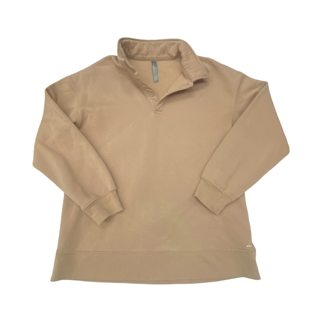 Athletic Jacket By Mondetta In Brown, Size:L