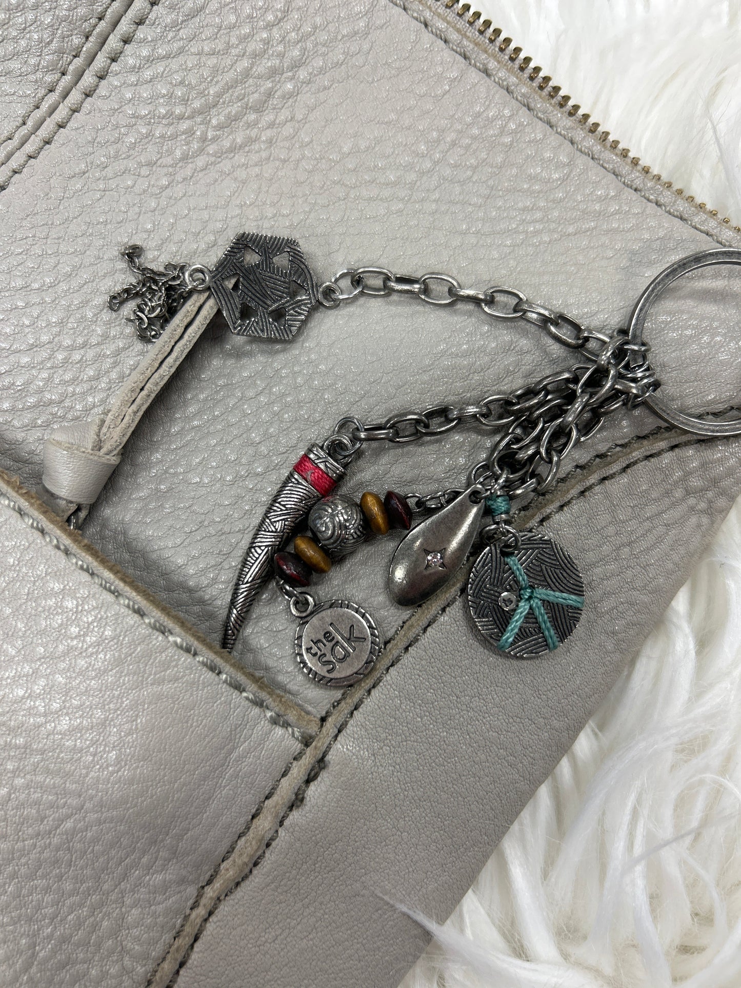 Handbag By The Sak In Grey, Size:Medium