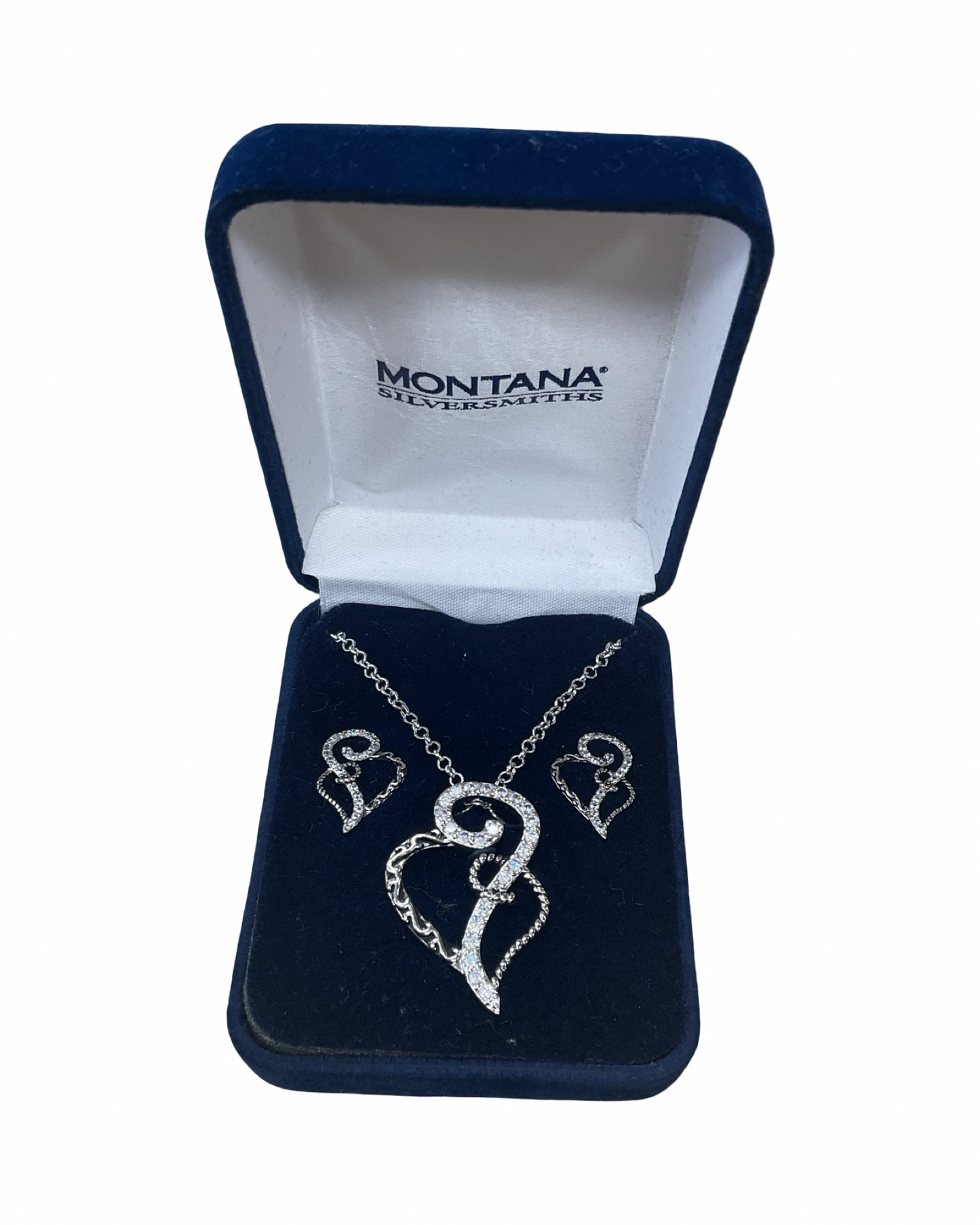 Necklace Other By Cmb In Silver, Size:02 Piece Set