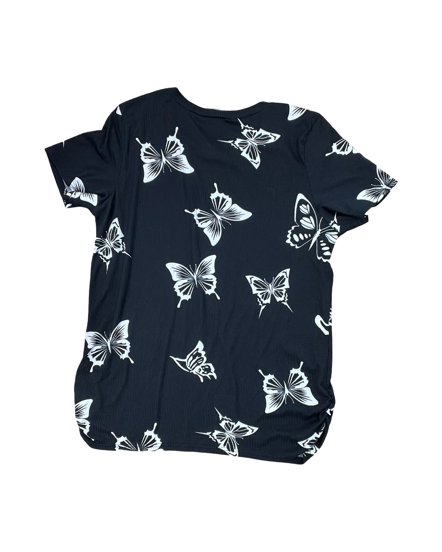 Top Ss By Free Kisses In Black & White, Size:2X