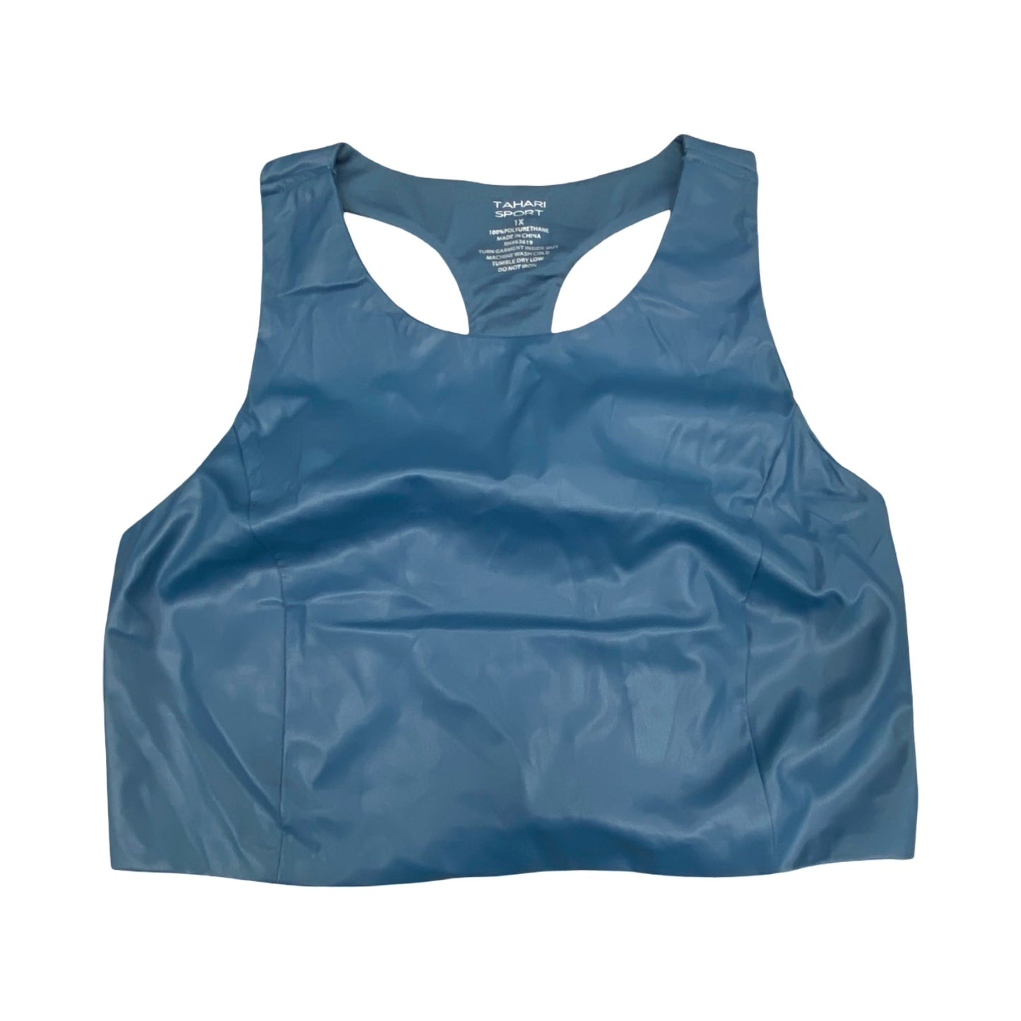 Athletic Bra By Tahari In Blue, Size:1X