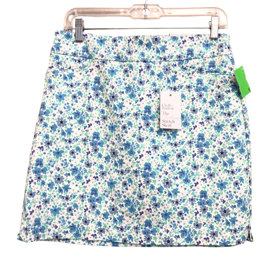 Skort By Croft And Barrow In Floral Print, Size:8