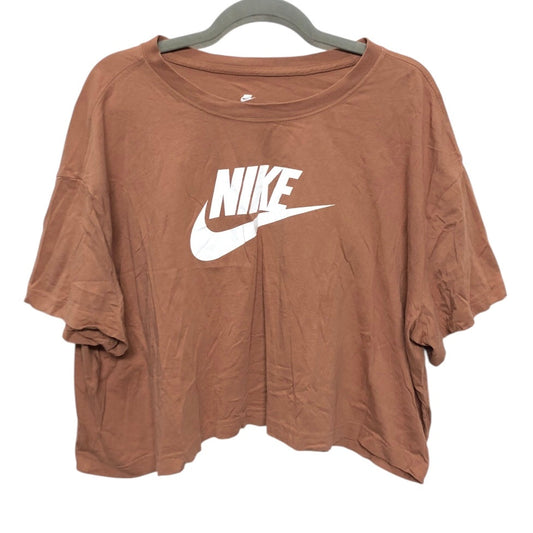 Top Ss Basic By Nike In Tan, Size:Xxl