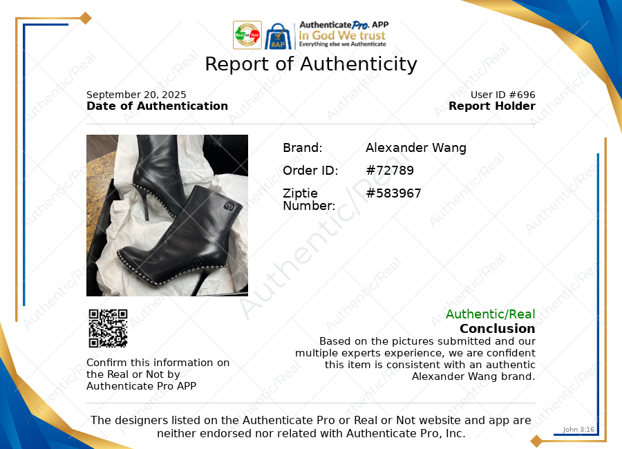 Boots Luxury Designer By Alexander Wang In Black & Silver, Size: 6.5