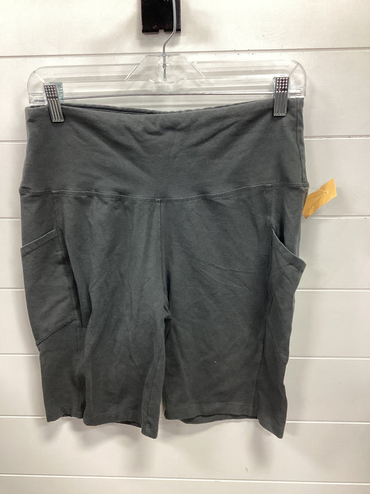 Athletic Shorts By Zenana Outfitters In Grey, Size:1X