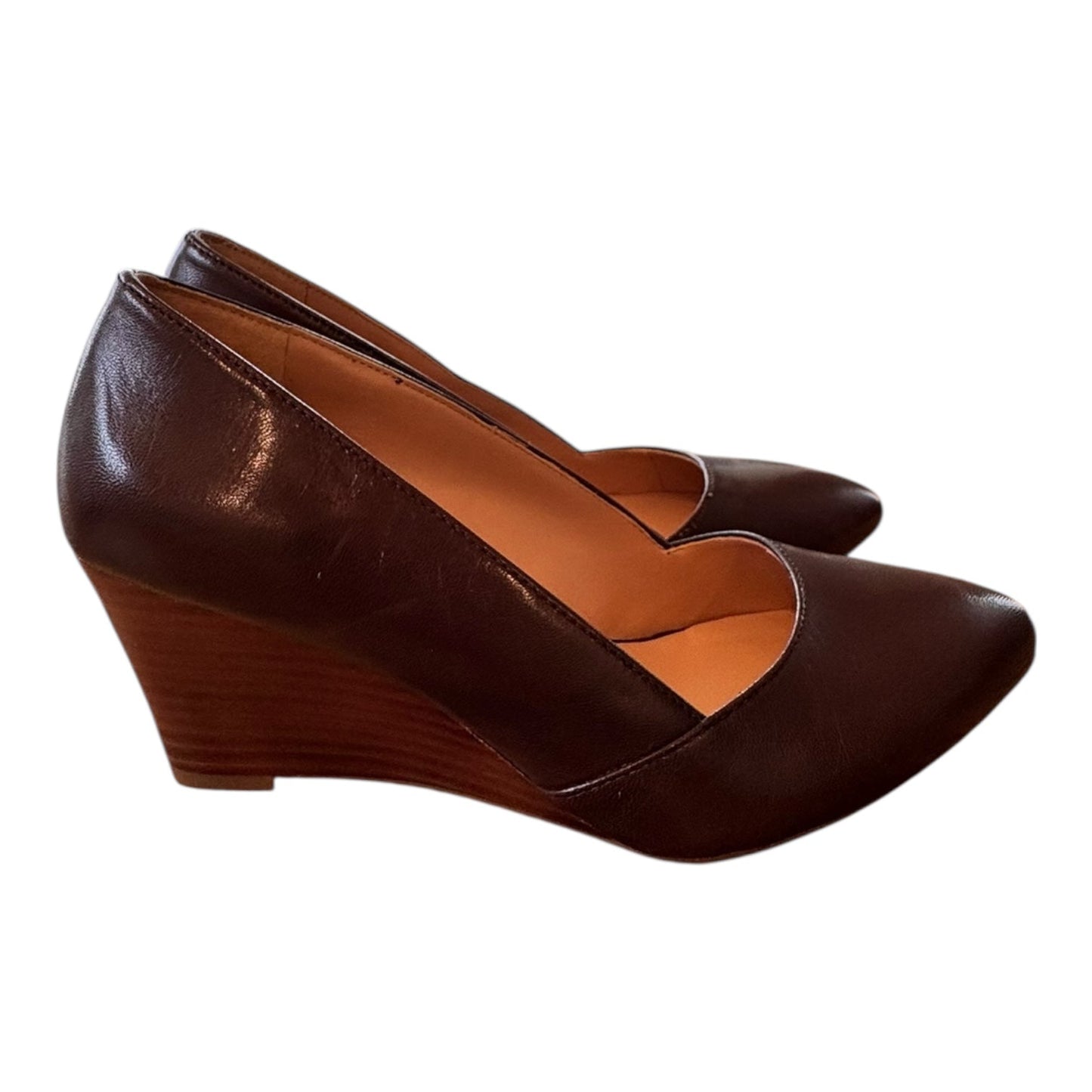 Shoes Heels Wedge By Franco Sarto In Brown, Size:6