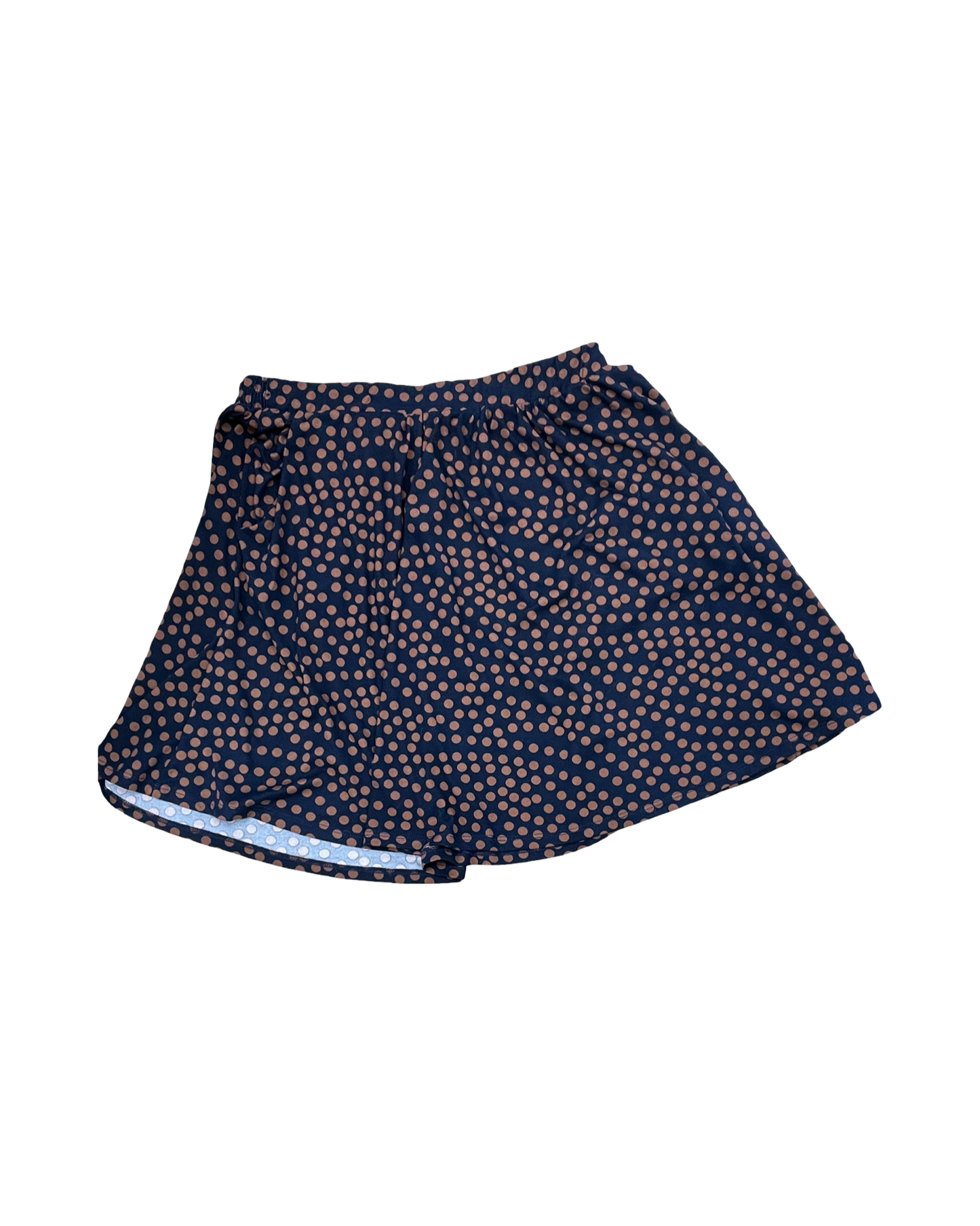 Skirt Midi By Clothes Mentor In Blue & Brown, Size:L