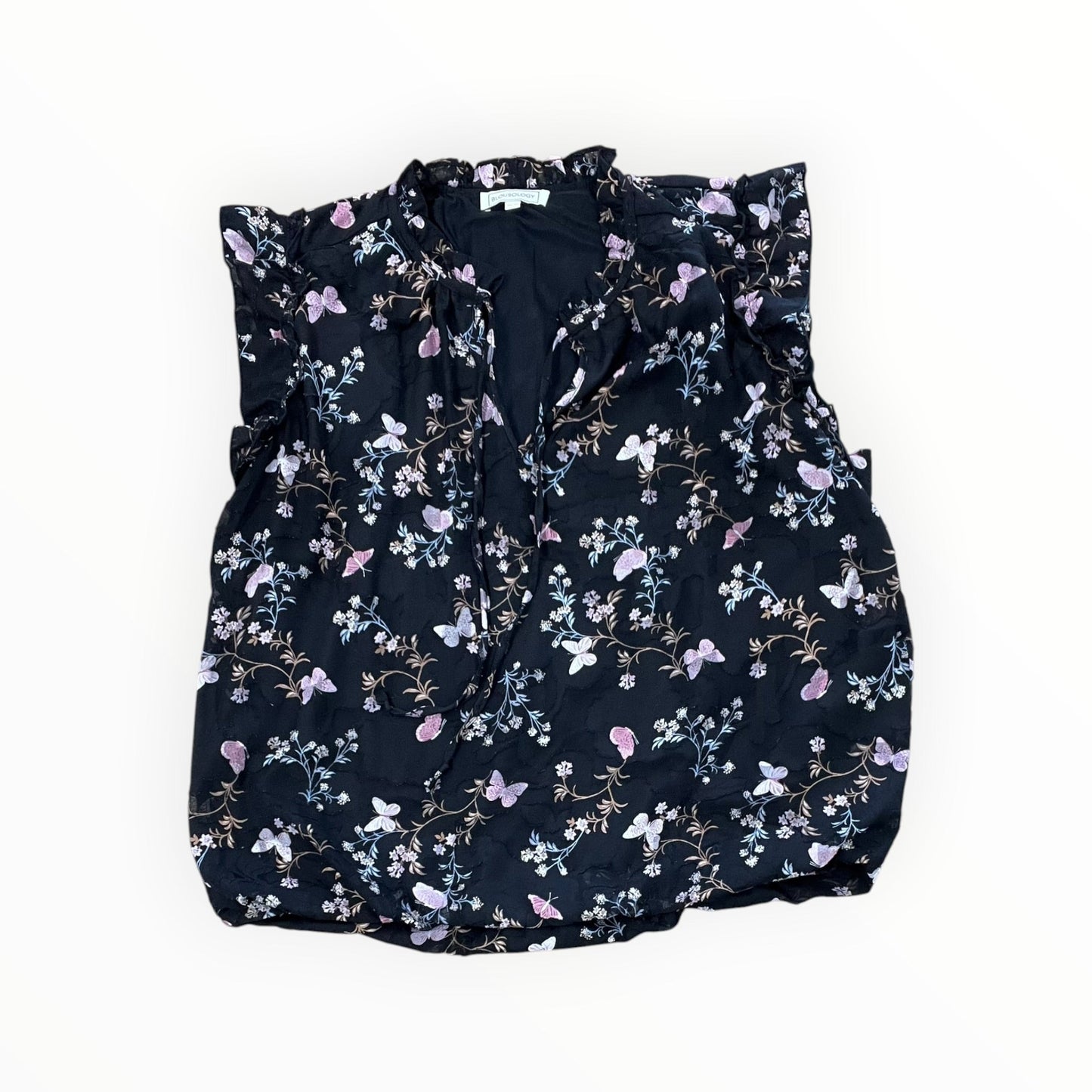 Top Ss By Clothes Mentor In Black, Size:Xl