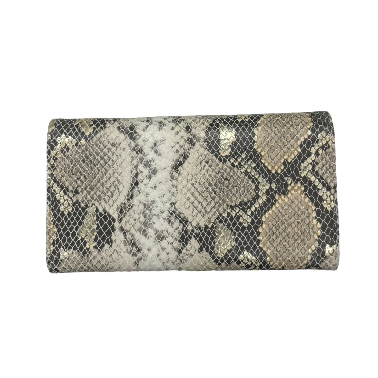 Wallet By Steve Madden In Snakeskin Print, Size:Medium