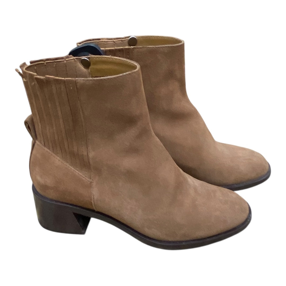 Boots Ankle Heels By Dolce Vita In Brown, Size:7