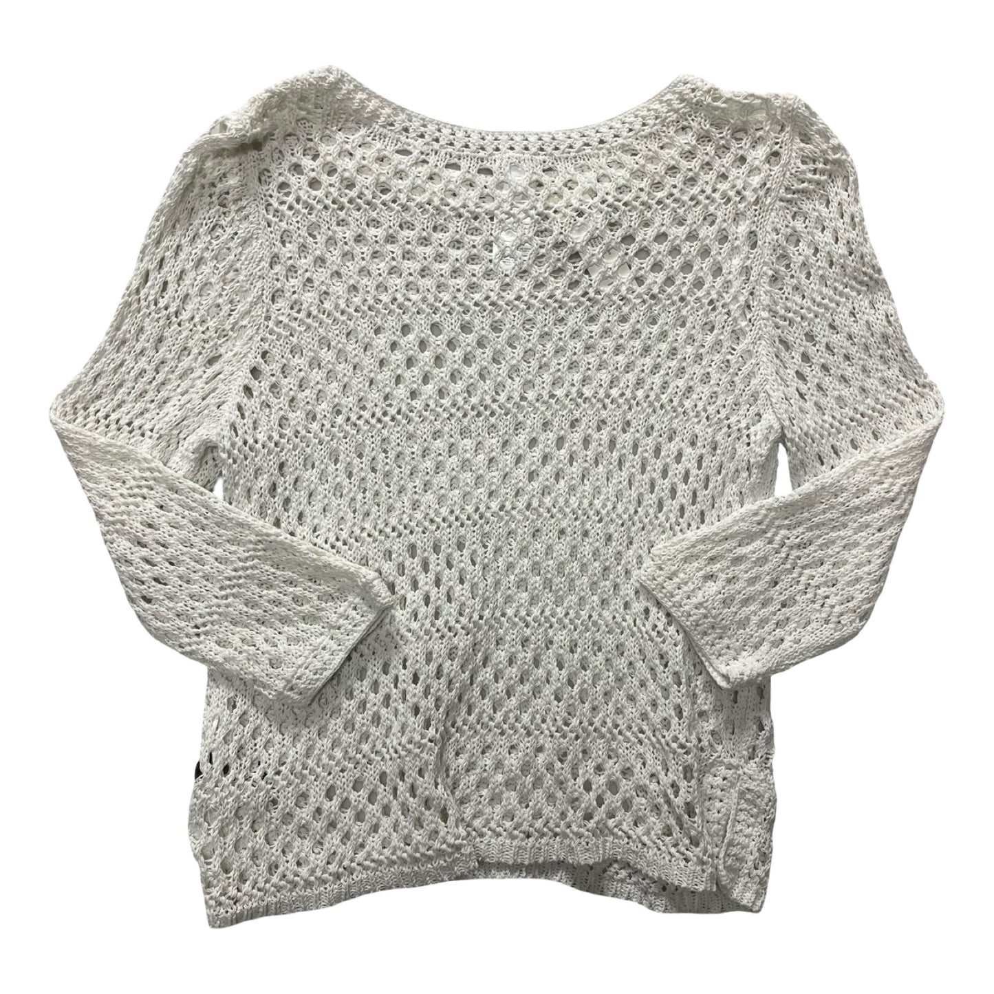 Sweater By Chicos In White, Size:12