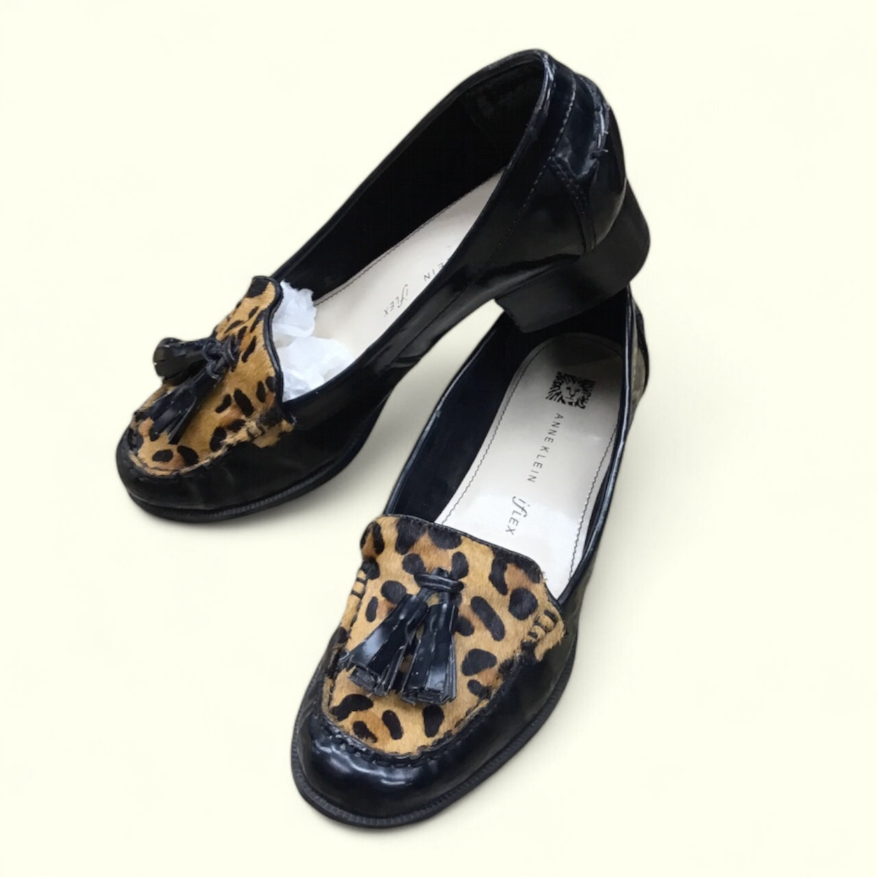 Shoes Heels Block By Anne Klein In Animal Print, Size: 6