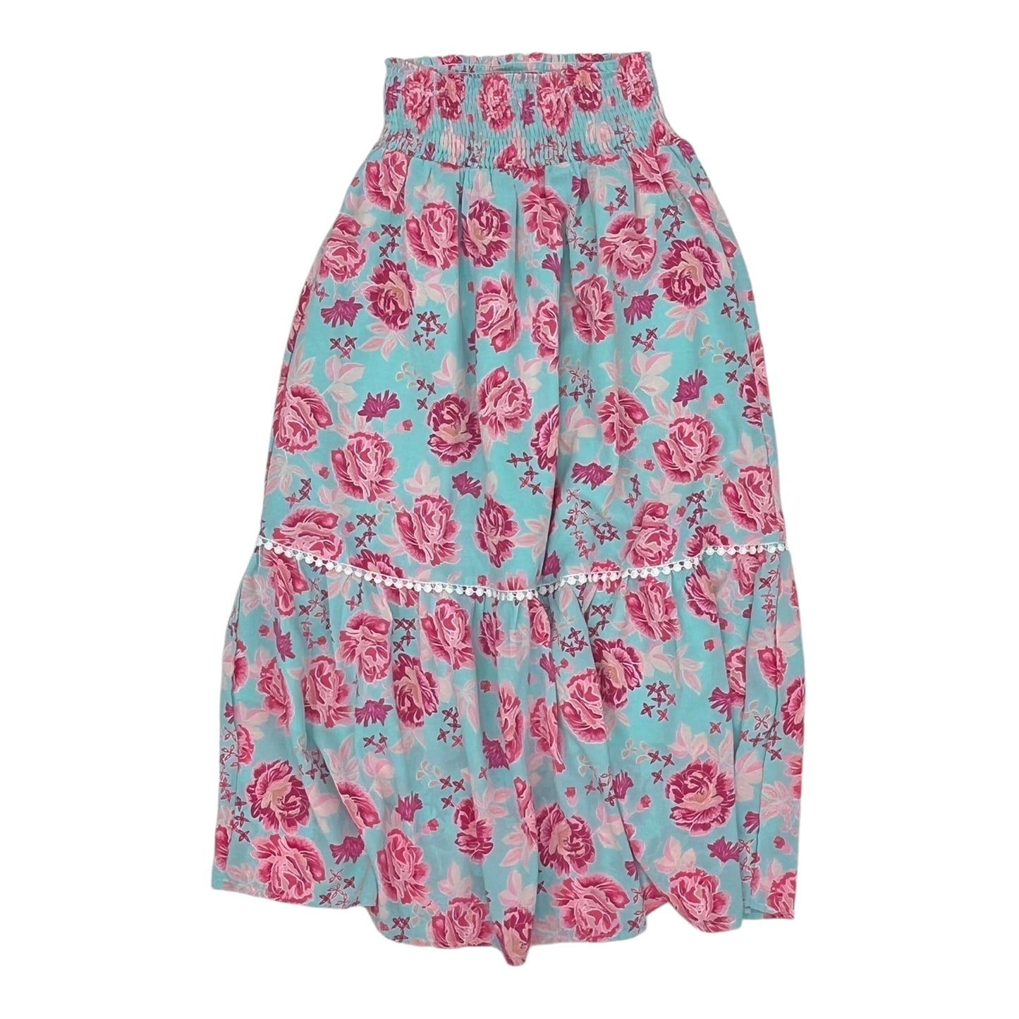 Skirt Maxi By Clothes Mentor In Blue & Pink, Size:S