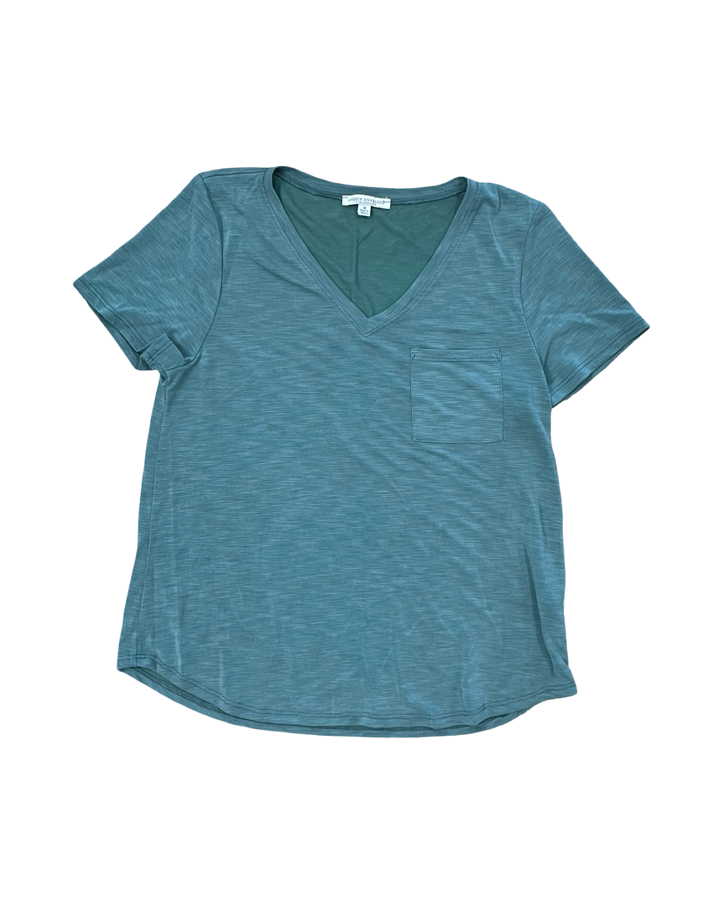 Top Ss By Green Envelope In Green, Size:M