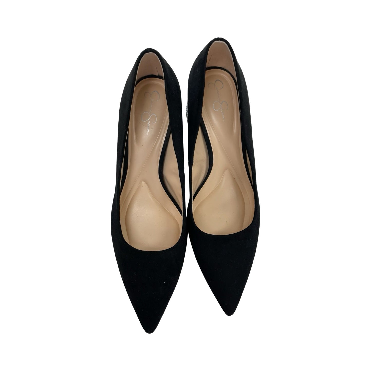 Shoes Heels Block By Jessica Simpson In Black, Size:9.5