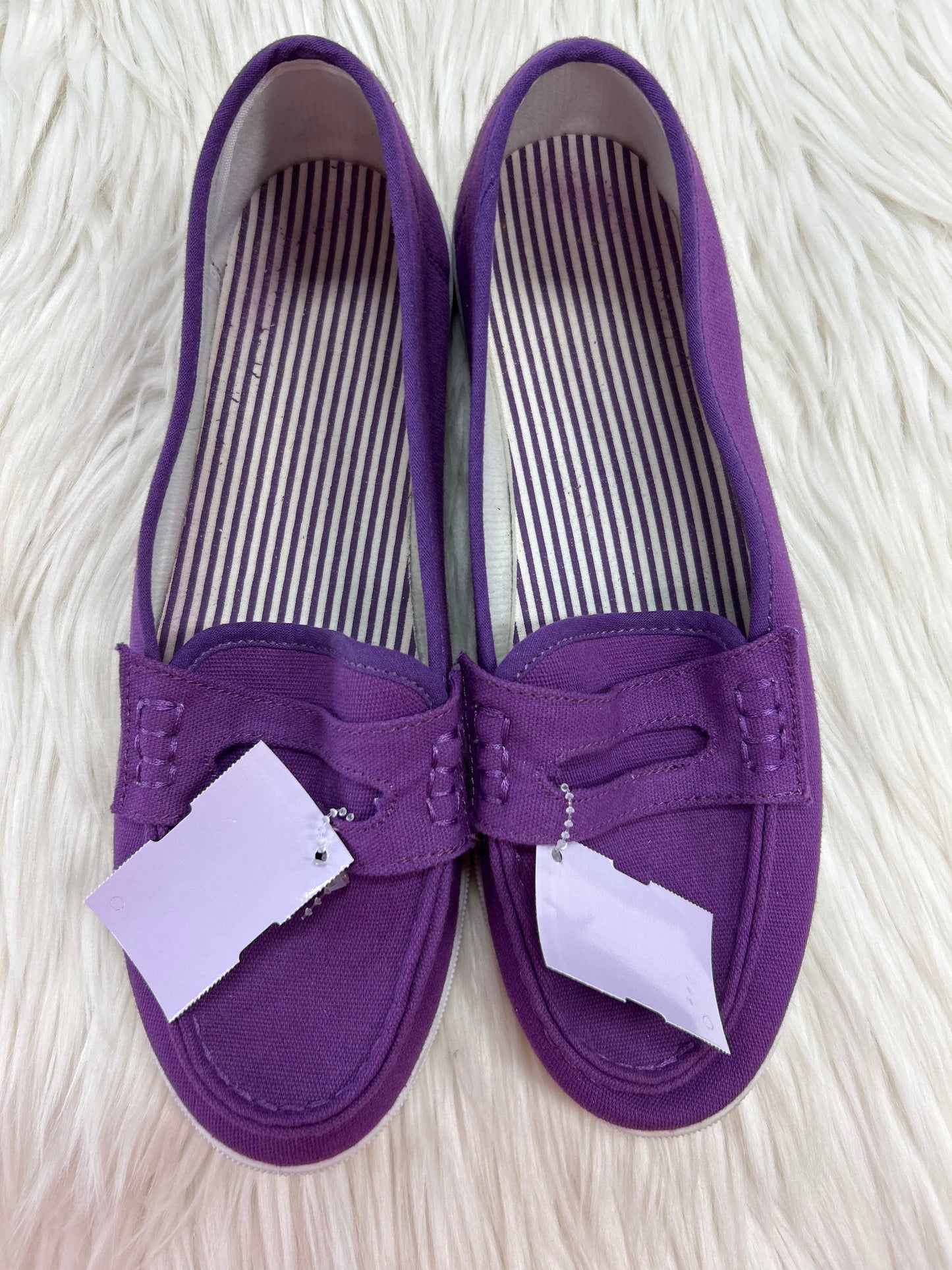 Shoes Flats By Cmc In Purple, Size:8