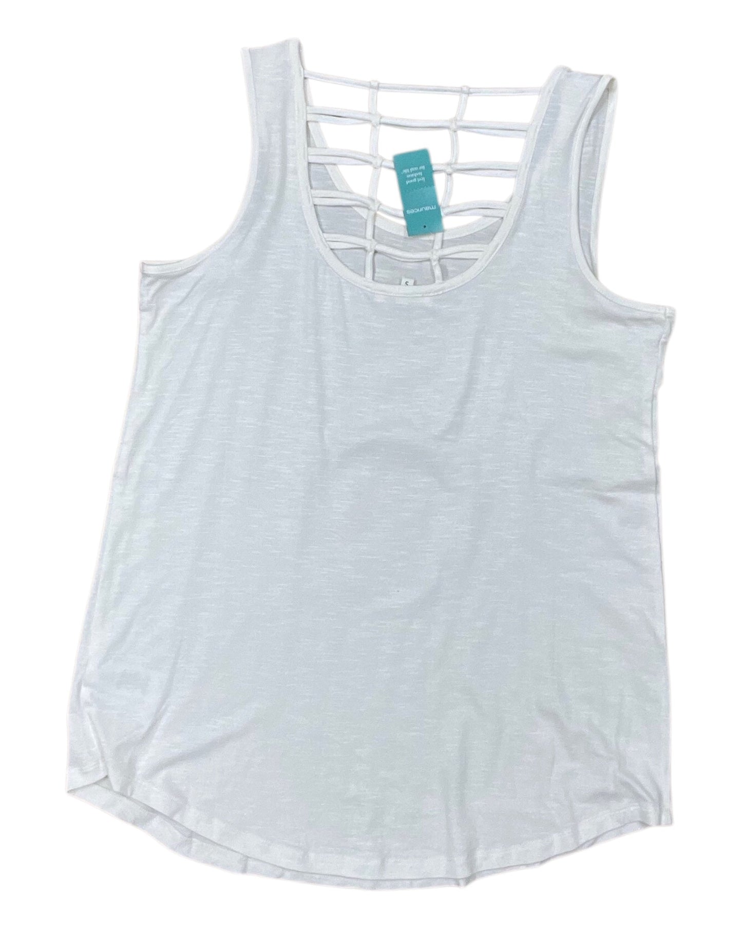 Top Sleeveless By Maurices In White, Size:S