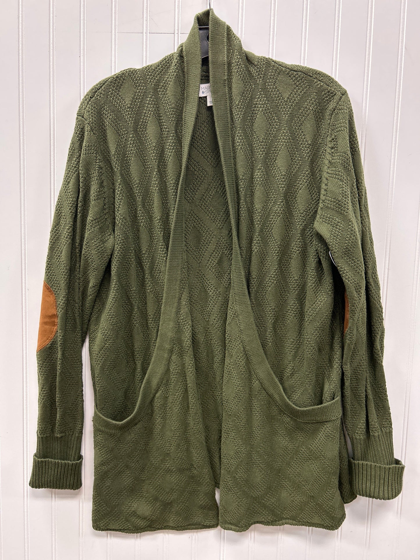 Sweater Cardigan By Market & Spruce In Green, Size:Xl