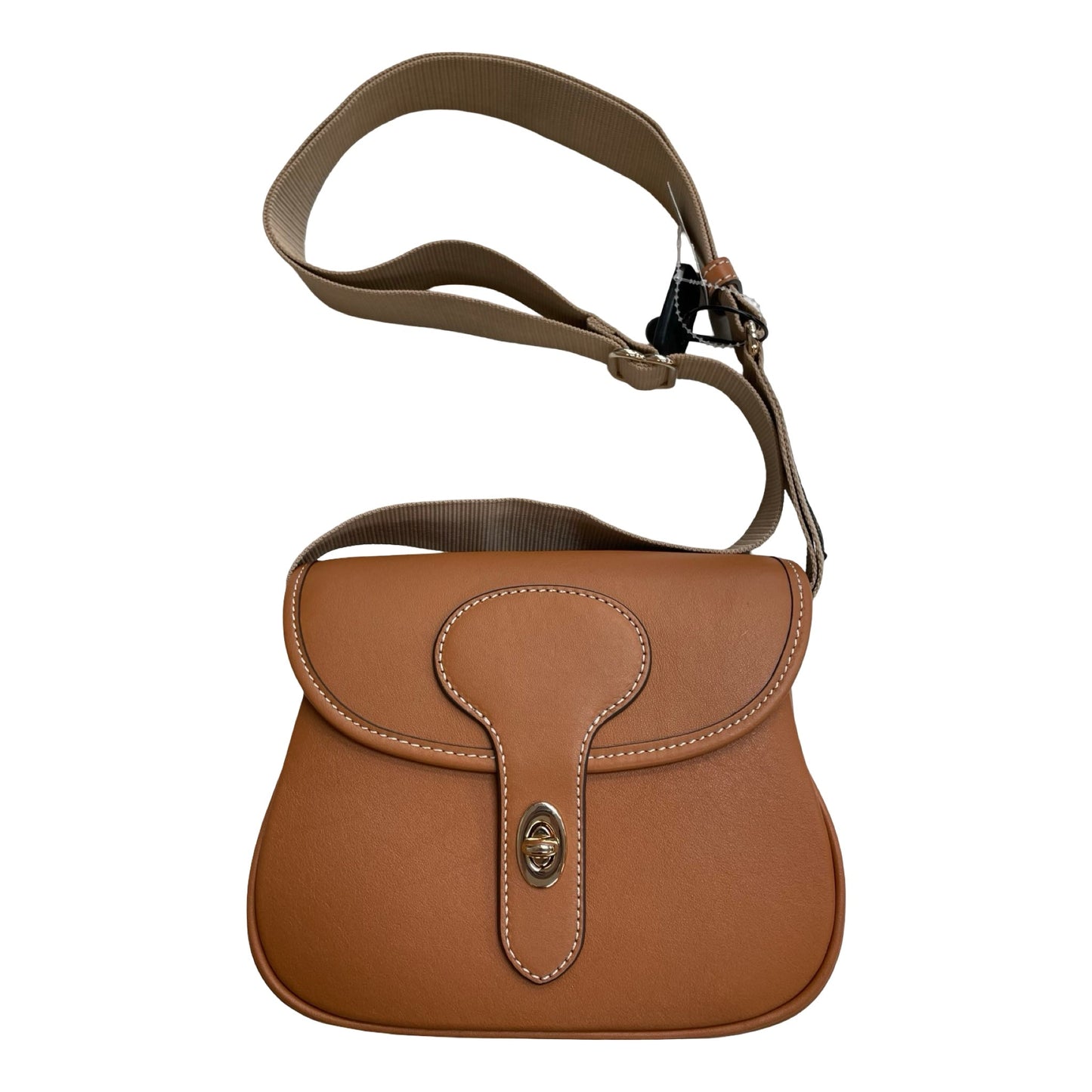Handbag Designer By Dooney And Bourke In Tan, Size:Medium