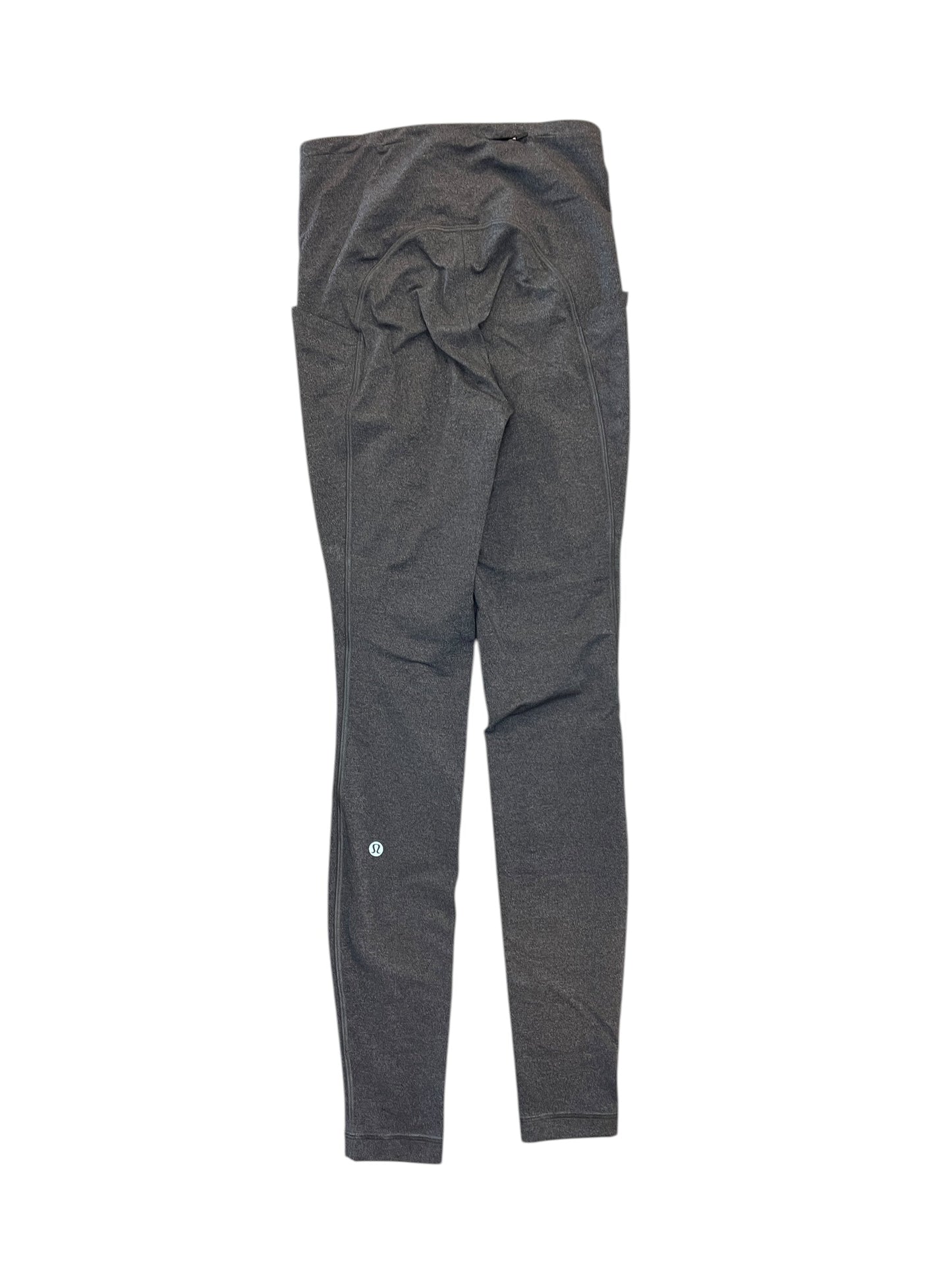 Athletic Leggings By Lululemon In Grey, Size:S