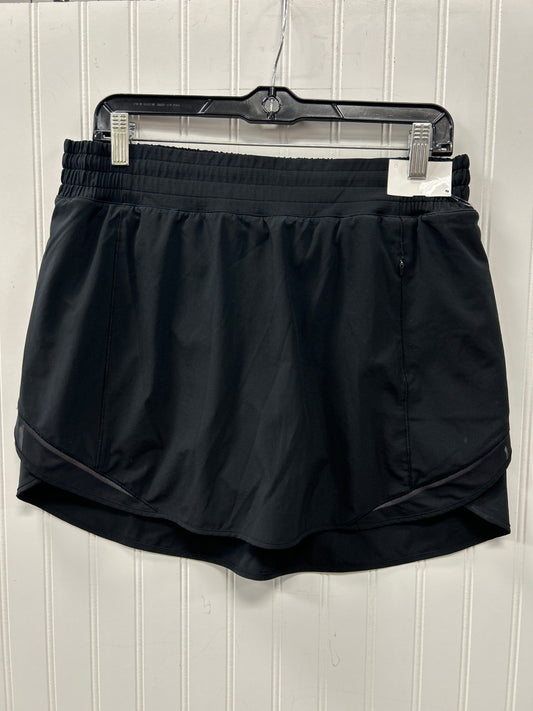 Athletic Skort By Lululemon In Black, Size:12