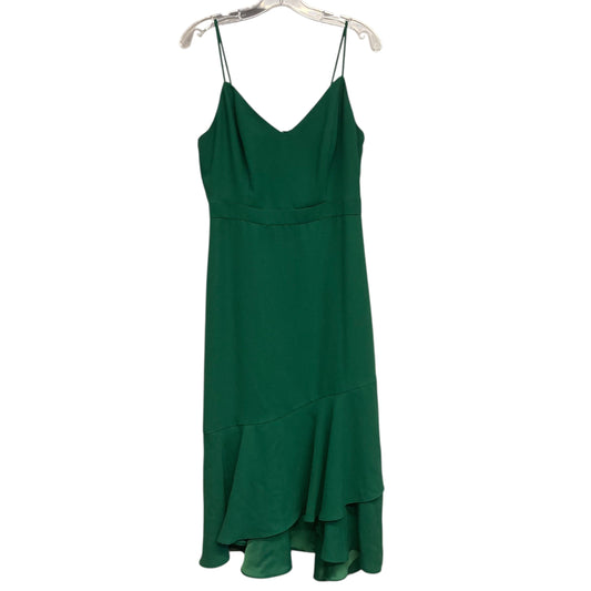Dress Casual Midi By Banana Republic In Green, Size:S