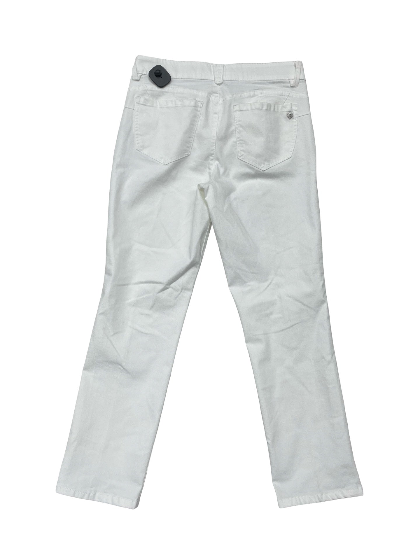 Jeans Straight By Democracy In White Denim, Size:10