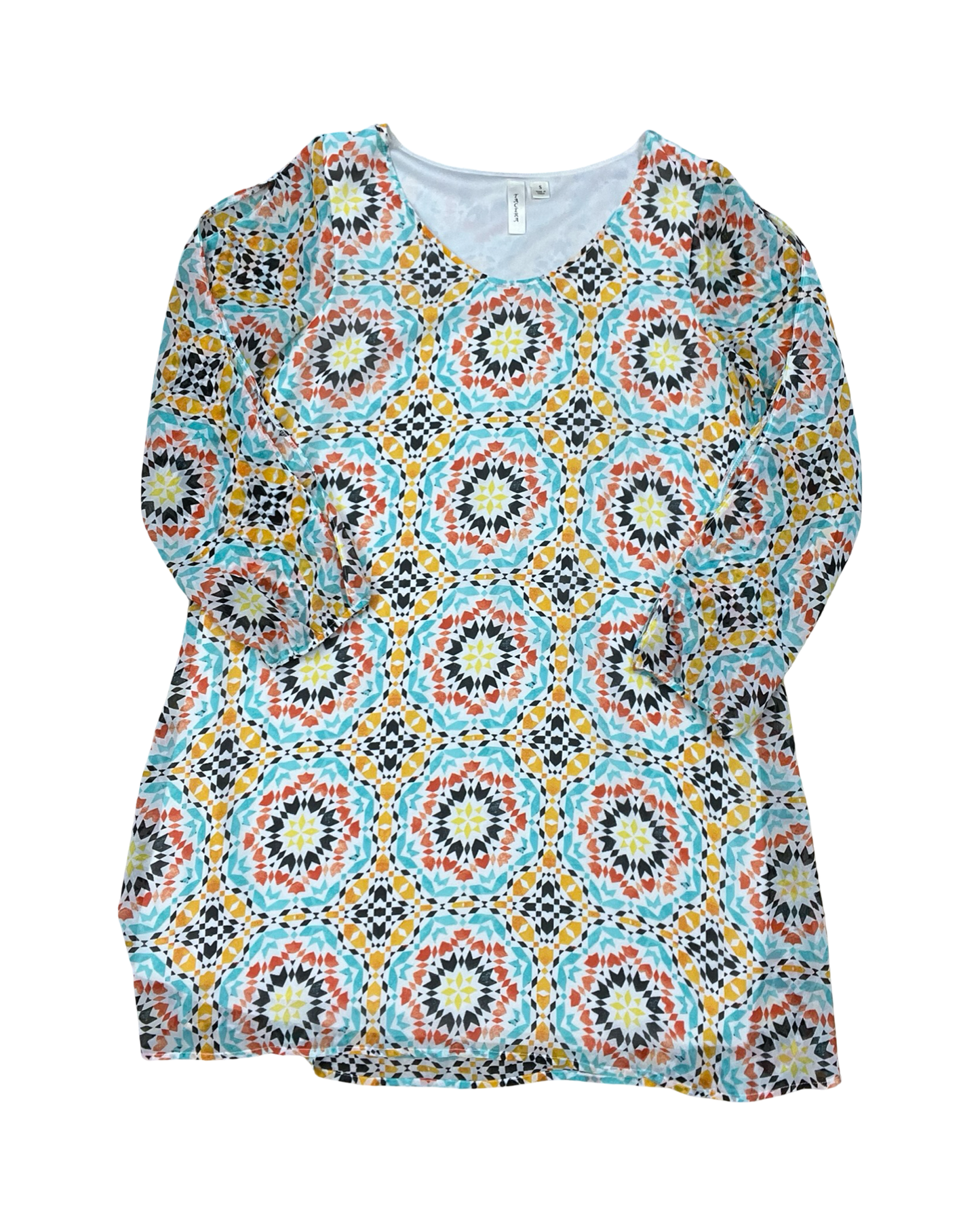 Dress Casual Midi By Tacera In Multi, Size:S