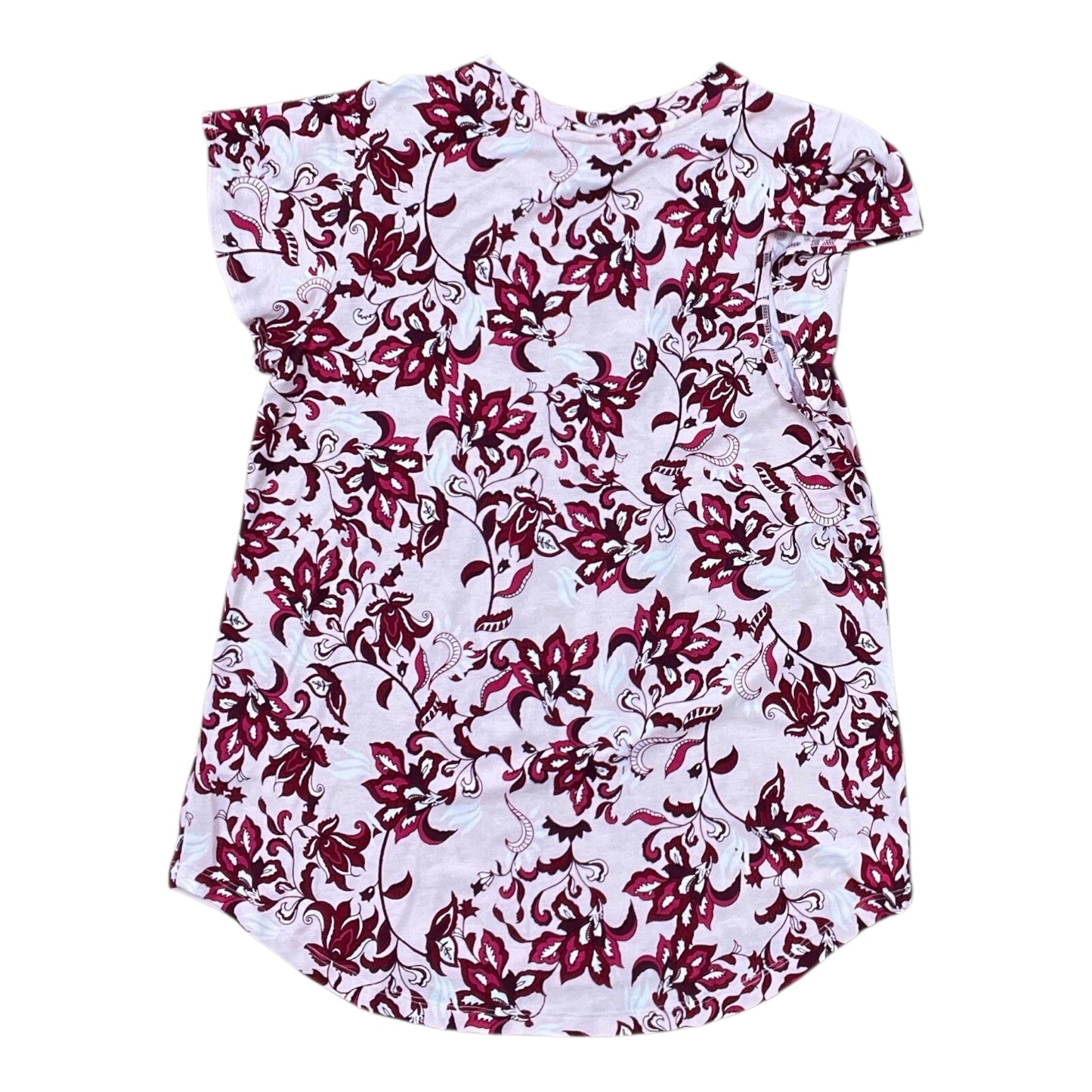 Top Ss By A Beautiful Soul In Pink & Red, Size:S