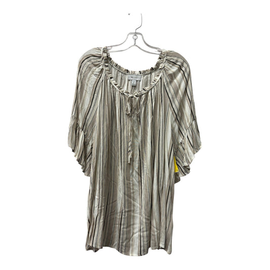 Top Ss By Ab Studio In Beige, Size:3X