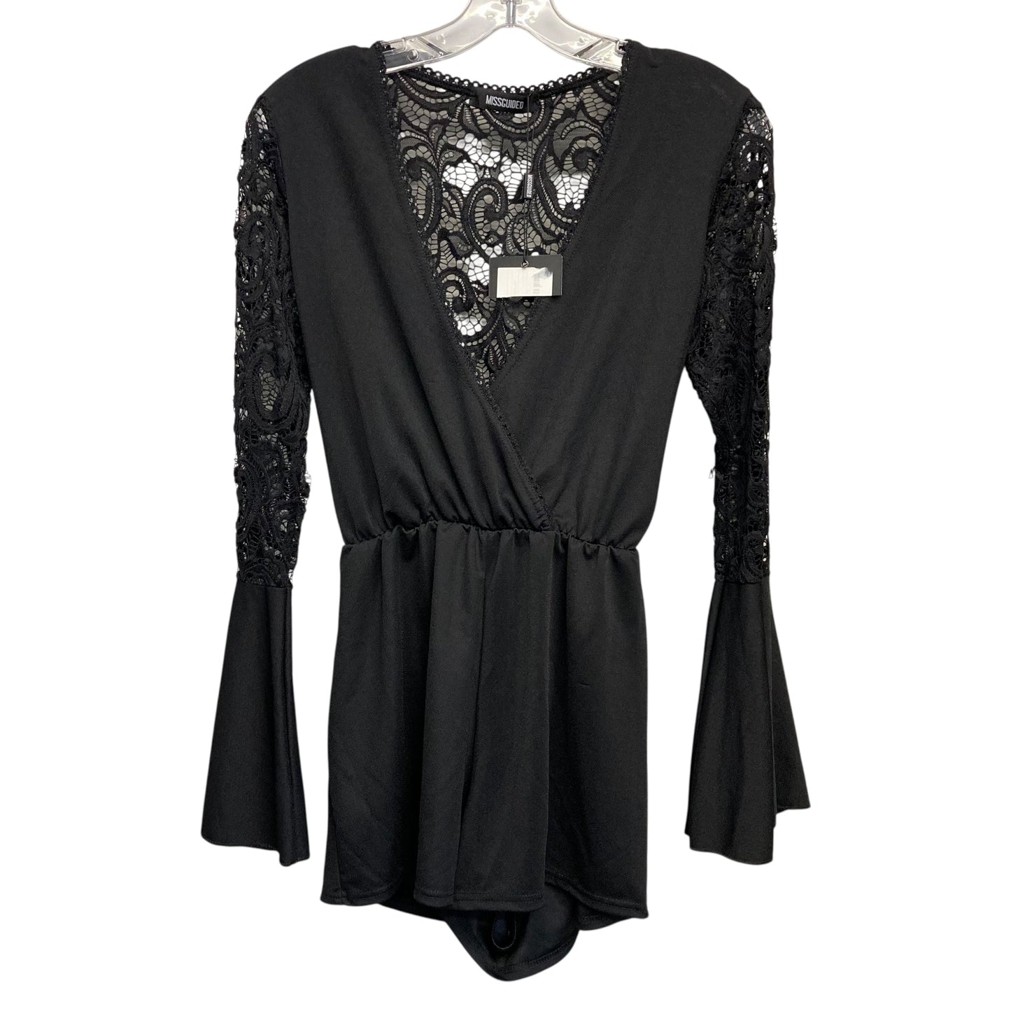 Romper By Missguided In Black, Size:S