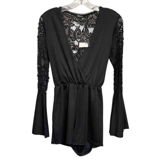 Romper By Missguided In Black, Size:S
