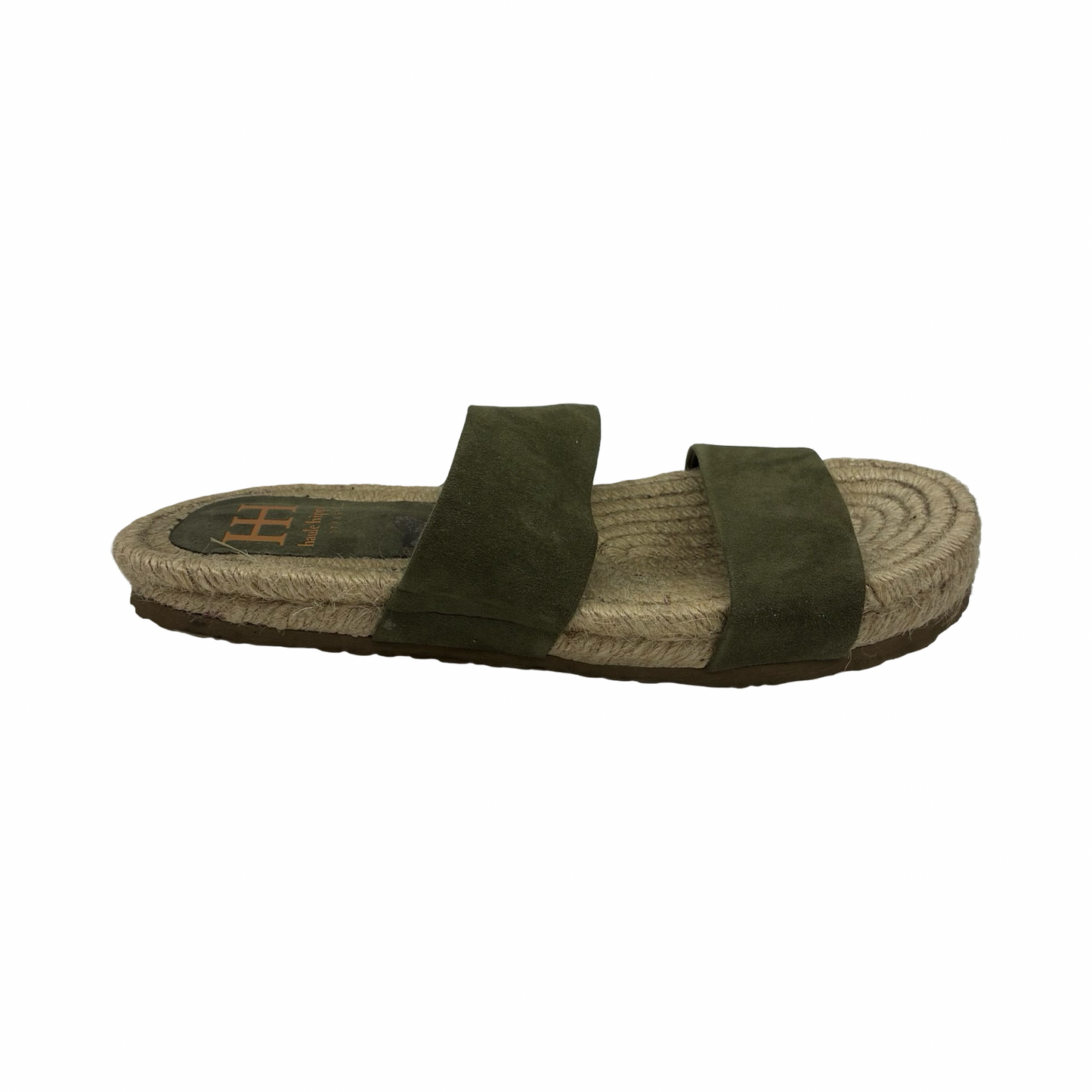 Sandals Flats By Haute Hippie In Green, Size:6.5