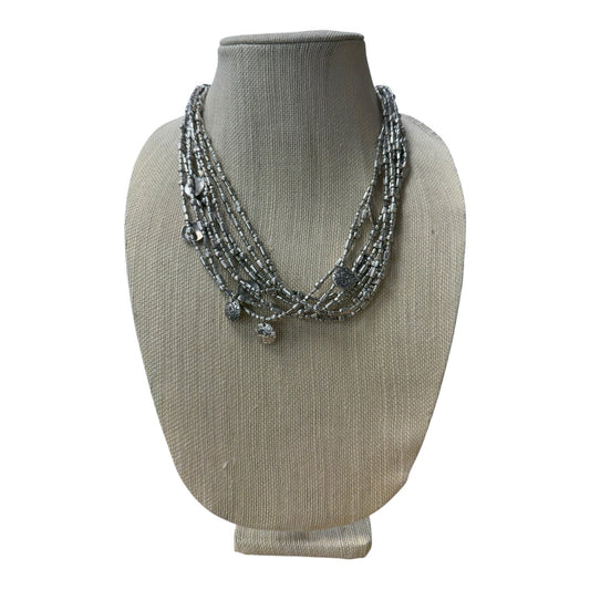 Necklace Layered By Chicos In Silver