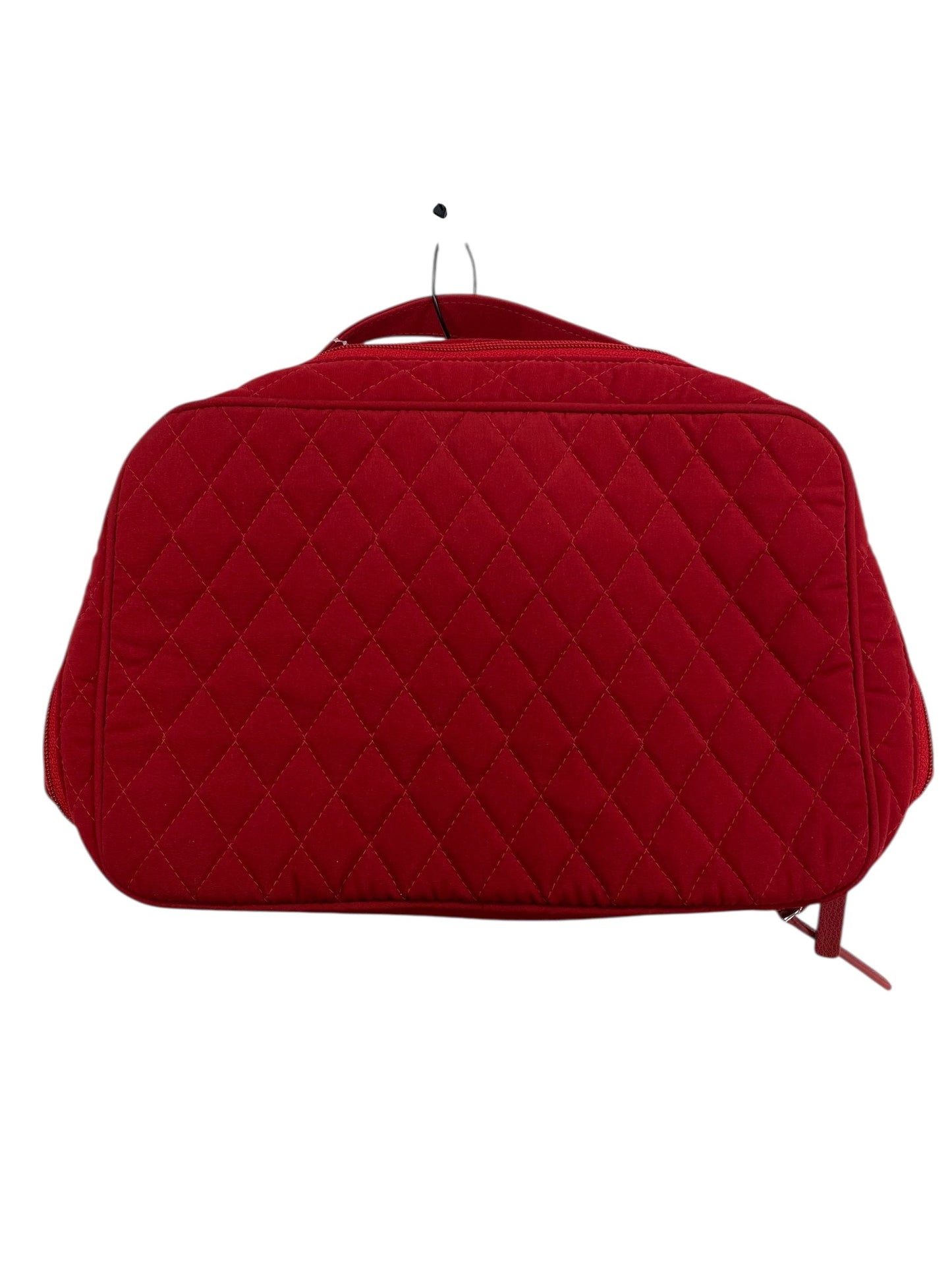 Makeup Bag By Vera Bradley In Red, Size:Large